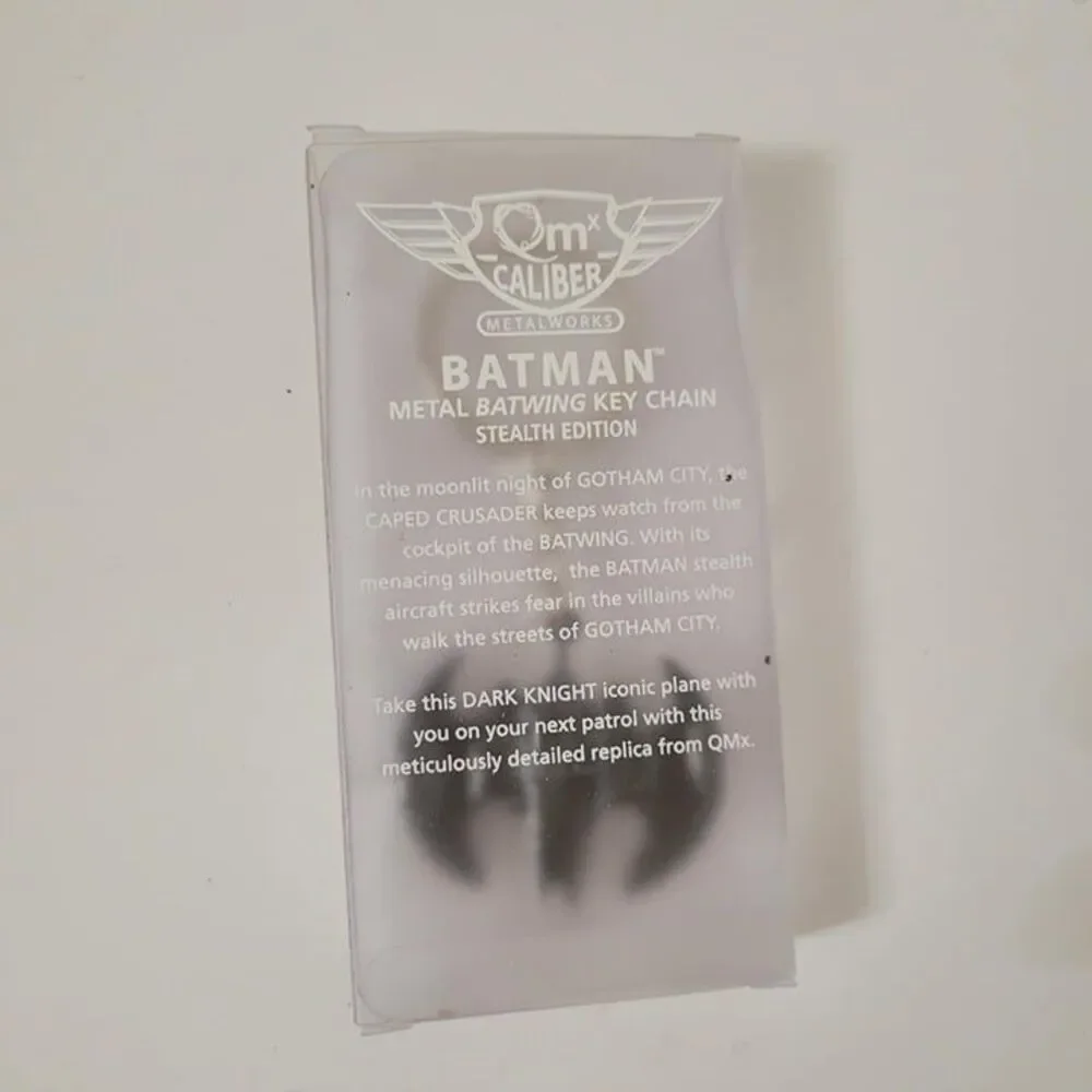 Batman Batwing Metal Key Chain - Stealth Edition - Loot Crate Exclusive